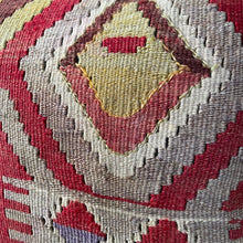 VINTAGE ANATOLIAN KILIM RUG PILLOW 16x16 (PIL.1196)