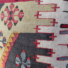 VINTAGE ANATOLIAN KILIM RUG PILLOW 16x16 (PIL.1199)