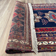 1940 PERSIAN AFSHAR RUG 4’ 6” x 6’ 6” (Med.3715)
