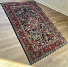 1950 PERSIAN KASHAN RUG 4’ 4” x 6’ 7” (MED.FEA.256)