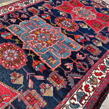 1950 PERSIAN SHAHSAVAN RUG 4x7 (MED.FEA.151)