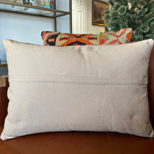 1950 TURKISH ANATOLIAN KILIM RUG PILLOW 16x24 (PIL.1221)