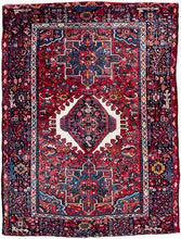 1930 PERSIAN QARAJEH (KARAJA) RUG 4’ 9” x 6’ 3” (MED.FEA.458)