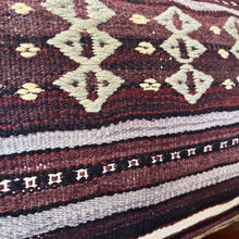 1950 TURKISH ANATOLIAN KILIM RUG PILLOW 16x24 (PIL.1224)