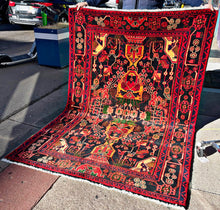 1950 PERSIAN NAHAVAND RUG 4’ 8” x 6’ 9” (MED.33)