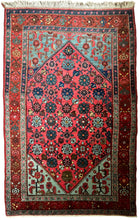 1930 PERSIAN ENJELAS RUG 4’ 5” x 7’ (MED.FEA.4151)