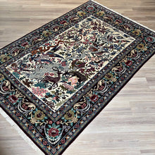 1970 PERSIAN ISFAHAN RUG 5x7 (MED.FEA.1300)