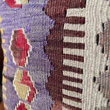 VINTAGE ANATOLIAN KILIM RUG PILLOW 16x16 (PIL.1204)