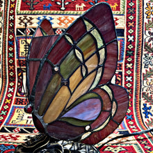 Handmade Tiffany Style Stained Glass Butterfly Table Lamp Night Light (LGHT181)