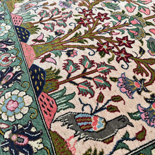 1970 PERSIAN QOM RUG 2’ 8” x 3’ 9” (SMA.FEA.222)