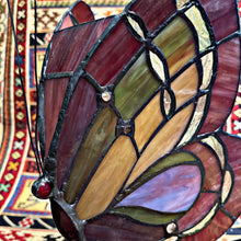Handmade Tiffany Style Stained Glass Butterfly Table Lamp Night Light (LGHT181)