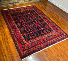 1950 PERSIAN BORUJERD RUG 4’ 9” x 6’ 9” (MED.74)