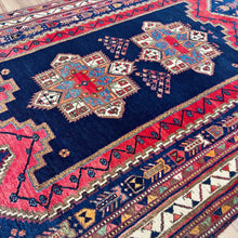 1940 PERSIAN AFSHAR RUG 4’ 6” x 6’ 6” (Med.3715)