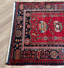 1930 PERSIAN TAFRESH RUG 4’ 1” x 6’ 6” (MED.FEA.3156)