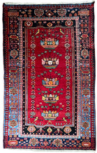 1930 PERSIAN TAFRESH RUG 4’ 1” x 6’ 6” (MED.FEA.3156)