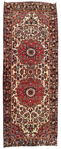 1950 PERSIAN BORCHALU RUG 3’ 10” x 10’ (RUN.7272)