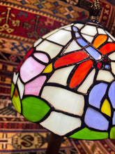Exquisite Dragonfly Handmade Stained Glass Tiffany Style Table Lamp (LGHT.232)