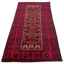 1940 PERSIAN KHORASSAN BALUCH RUG 3’ 2” x 6’ 2” (MED.2324)