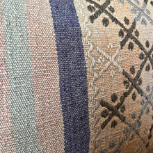 1950 TURKISH ANATOLIAN KILIM RUG PILLOW 16x24 (PIL.1220)