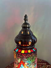 Handmade Turkish Moroccan Mosaic Table Lamp, Stained Glass Night Light (invl6)