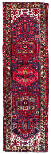 1930 PERSIAN HERIZ RUG 3’ 4” x 10’ 9” (RUN.197)