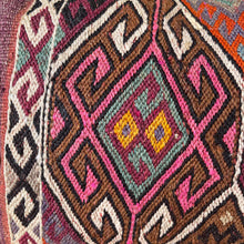 1950 TURKISH KILIM PILLOW 12x18 (PIL.1113)