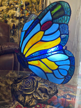 Butterfly Table Lamp Stained Glass Light Decorative Lighting Tiffany Style