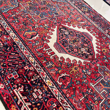 1930 PERSIAN QARAJEH (KARAJA) RUG 4’ 9” x 6’ 3” (MED.FEA.458)