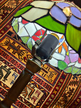 Exquisite Dragonfly Handmade Stained Glass Tiffany Style Table Lamp (LGHT.232)