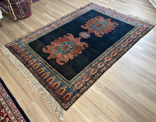1950 PERSIAN TALEGHAN RUG 4’ 11” x 7’ (MED.6336)