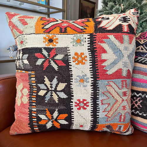 1950 TURKISH KILIM PILLOW 18x18 (PIL.1244)