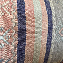 1950 TURKISH ANATOLIAN KILIM RUG PILLOW 16x24 (PIL.1221)