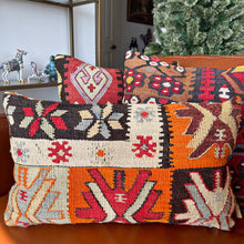 1950 TURKISH KILIM PILLOW 12x18 (PIL.1121)