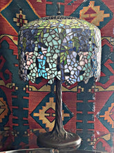 Large Exquisite Handmade Wisteria Stained Glass Tiffany Style Table Lamp