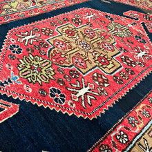 1930 PERSIAN ZANJAN RUG 4’ 1” x 6’ 1” (MED.FEA.174)