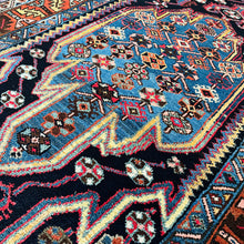 1930 PERSIAN SHAHSAVAN RUG 4’ 1” x 6’ 4” (MED.FEA.168)