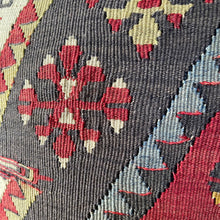 VINTAGE ANATOLIAN KILIM RUG PILLOW 16x16 (PIL.1198)