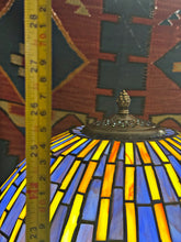 Large Exquisite Handmade Stained Glass Tiffany Style Table Lamp