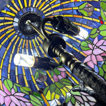 Large Exquisite Handmade Stained Glass Tiffany Style Table Lamp