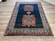 1950 PERSIAN TALEGHAN RUG 4’ 11” x 7’ (MED.6336)