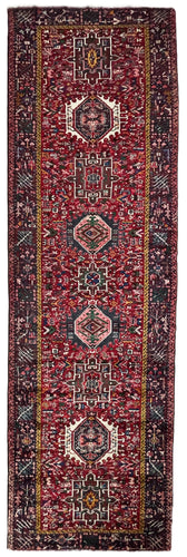 1930 PERSIAN KARAJEH RUG 3’ 10” x 12’ 5” (RUN.443)