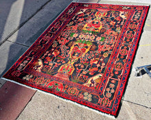 1950 PERSIAN NAHAVAND RUG 4’ 8” x 6’ 9” (MED.33)