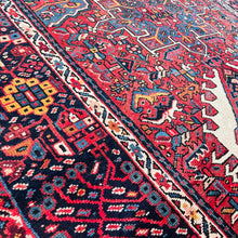 1930 PERSIAN QARAJEH (KARAJA) RUG 4’ 9” x 6’ 3” (MED.FEA.458)