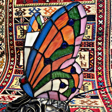 Handmade Tiffany Style Stained Glass Butterfly Table Lamp Night Light (LGHT182)