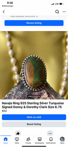 For Sandi. 5 rings, 1 cuff, lot of brass figurines.