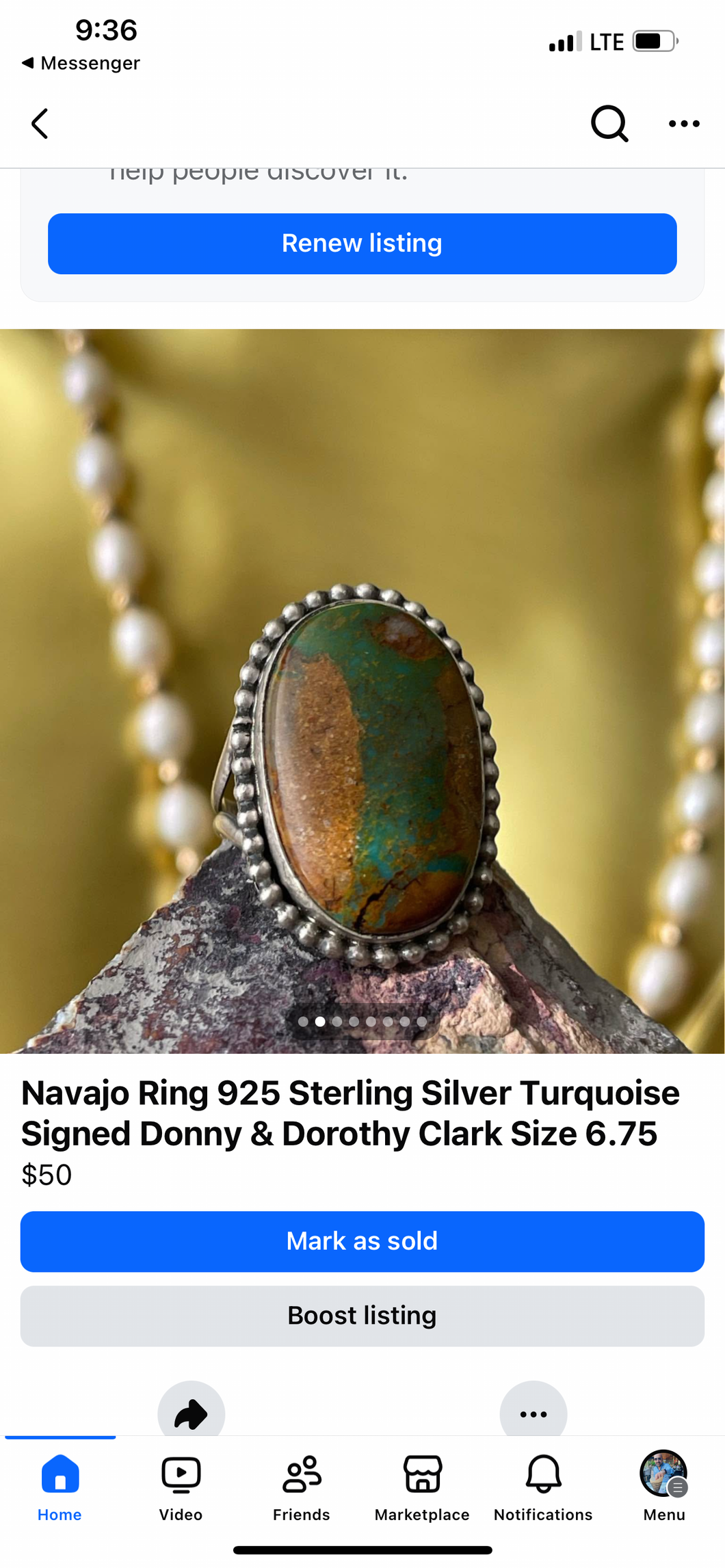 For Sandi. 5 rings, 1 cuff, lot of brass figurines.