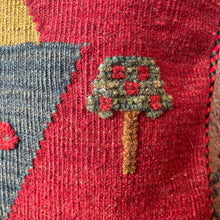 PERSIAN GABBEH KILIM RUG PILLOW 18x18 (PIL.200)