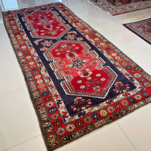 1950 PERSIAN ARDEBIL RUNNER RUG 4’ 4” x 10’ 1” (FEA.RUN.6332)