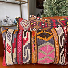 1950 TURKISH KILIM PILLOW 12x18 (Pil.1102)