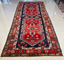 1950 PERSIAN ARDEBIL RUNNER RUG 4’ 4” x 10’ 1” (FEA.RUN.6332)